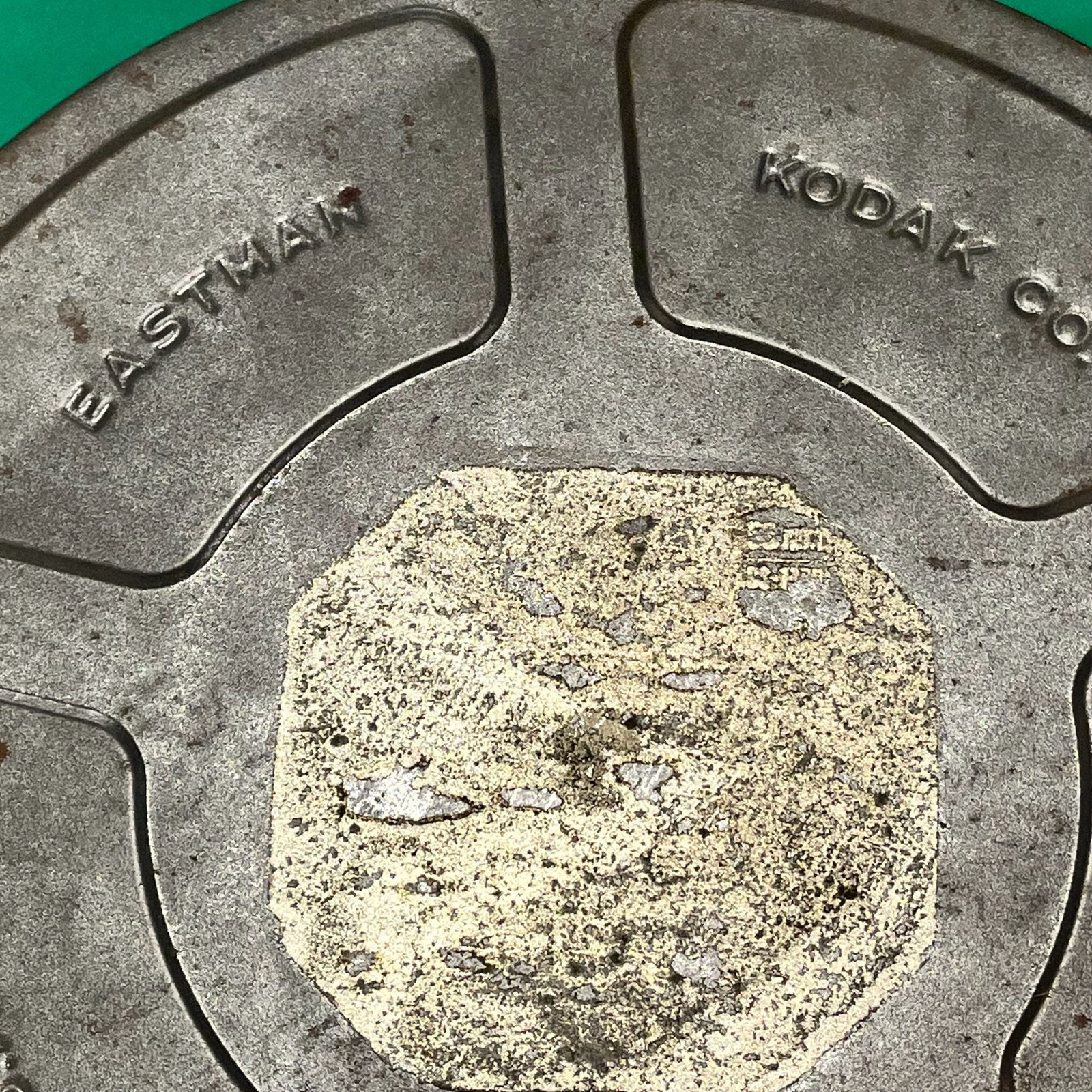 Vintage 12 Inch Eastman Kodak Co. Metal Film Canister Reel Storage Tin