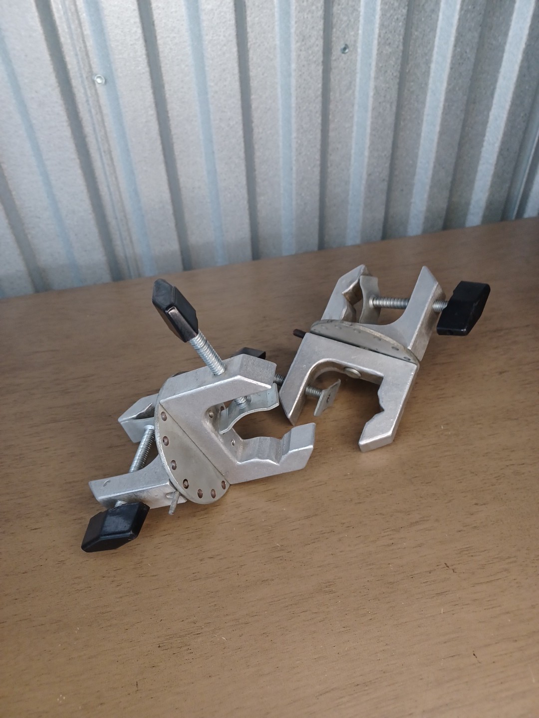 Pair Of Vintage Photography Clamps Claw