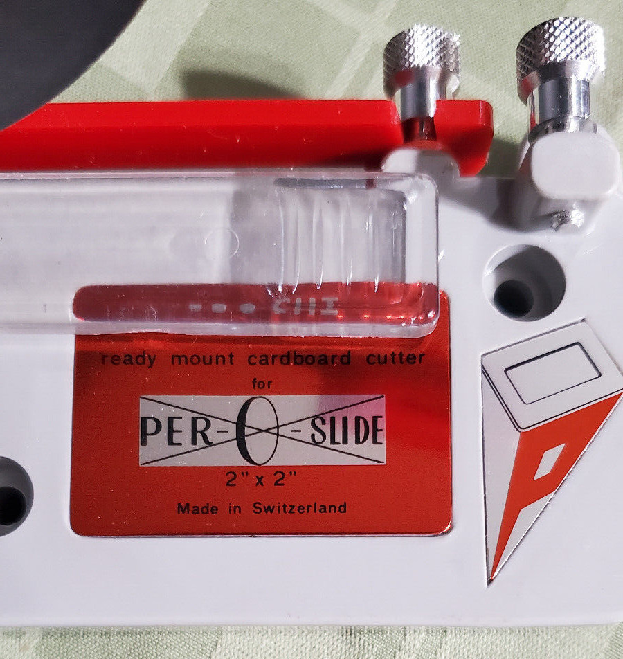 Vintage Photography Processing PerOSlide Procut 2 x 2 Cardboard Cutter Slicer