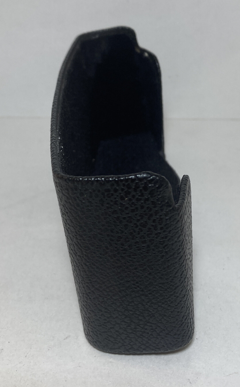 Vtg Black Leather Bottom Case Casing Cover For 35mm Film Camera Made In Japan