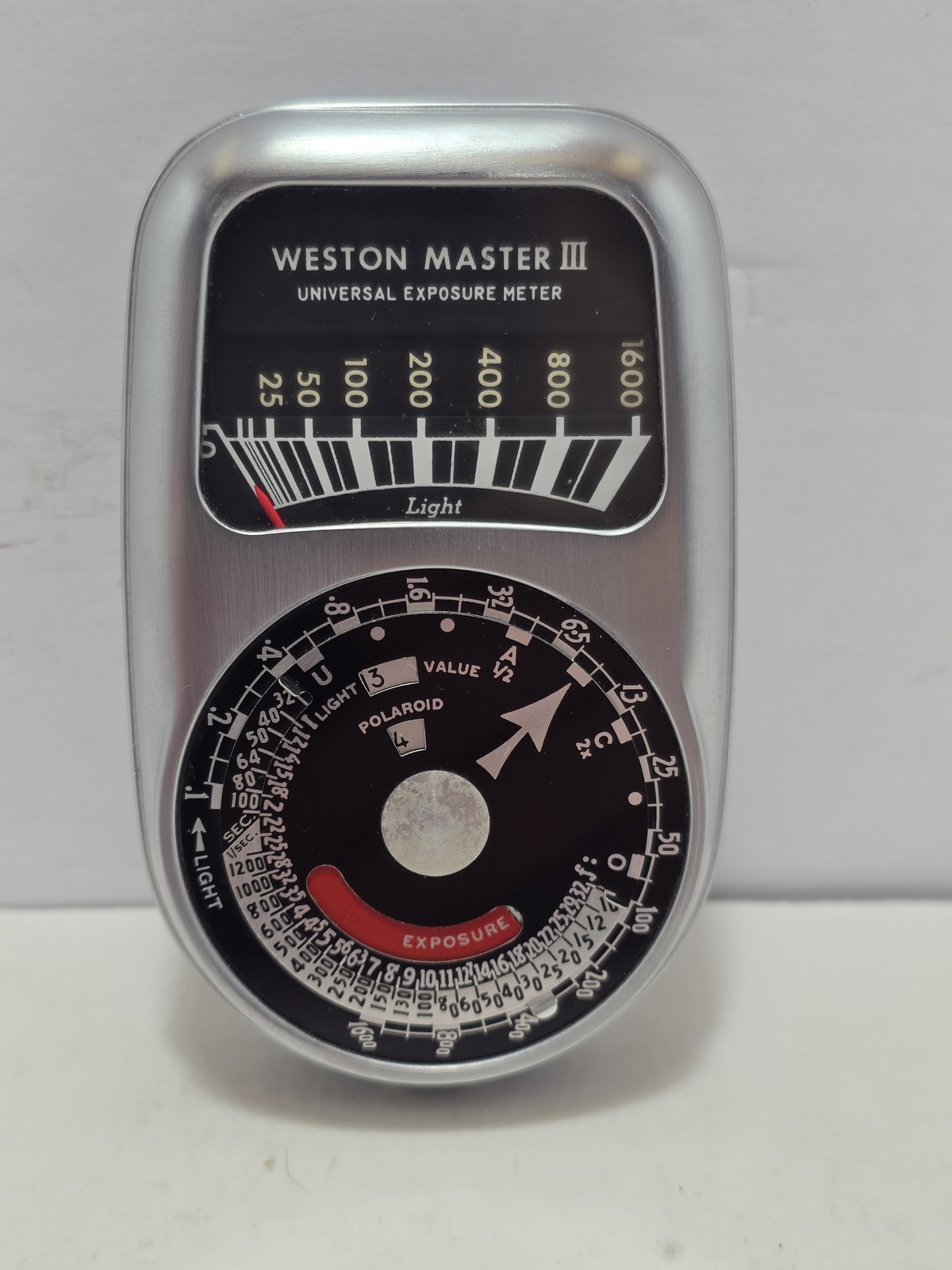 Vintage Weston Master III Model 737 Universal Exposure Light Meter USA Made
