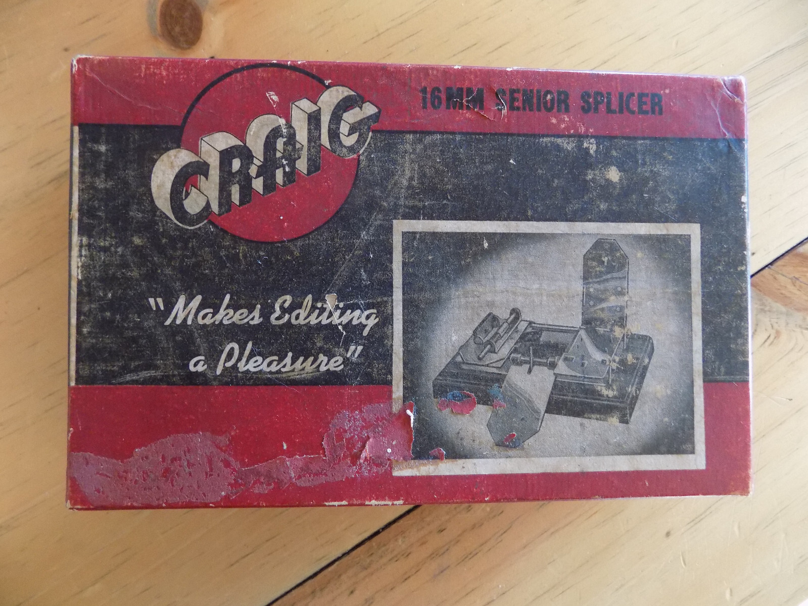 Craig 16 mm Senior Splicer vintage 1949/Movie Making Made Easy 1939 book/3 Reels