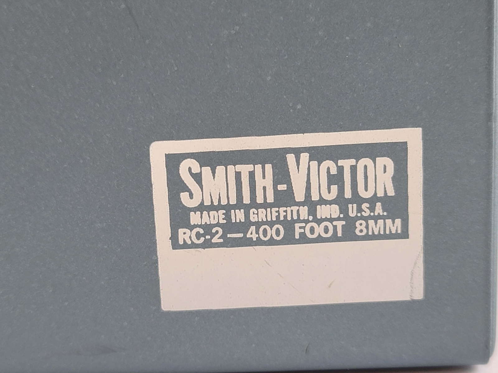 Smith Victor Film Reel Case Metal Holds 12 Reels 400 Ft. Each Super 8 & 8MM Nice