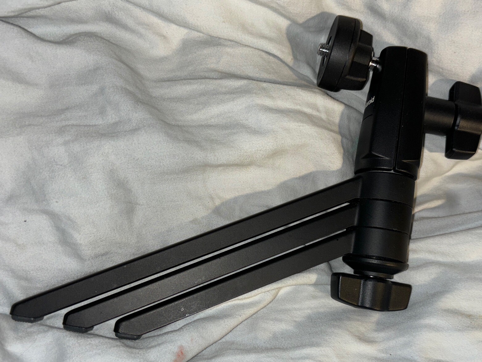 REDUCED Vintage Polaroid Folding All Metal Tabletop Tripod w/Ball Head