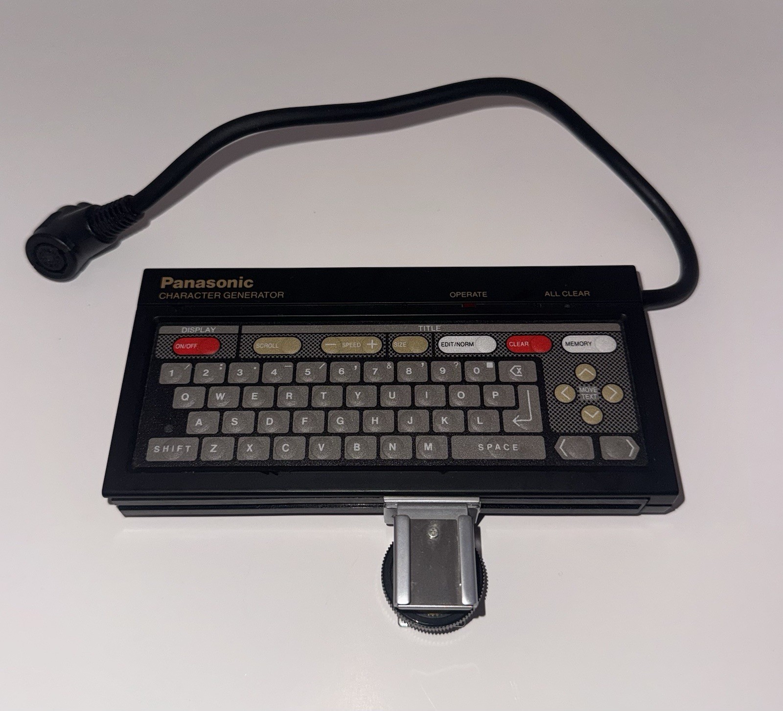 Vintage Panasonic PV-G40 Character Generator – Camcorder Accessory – Untested