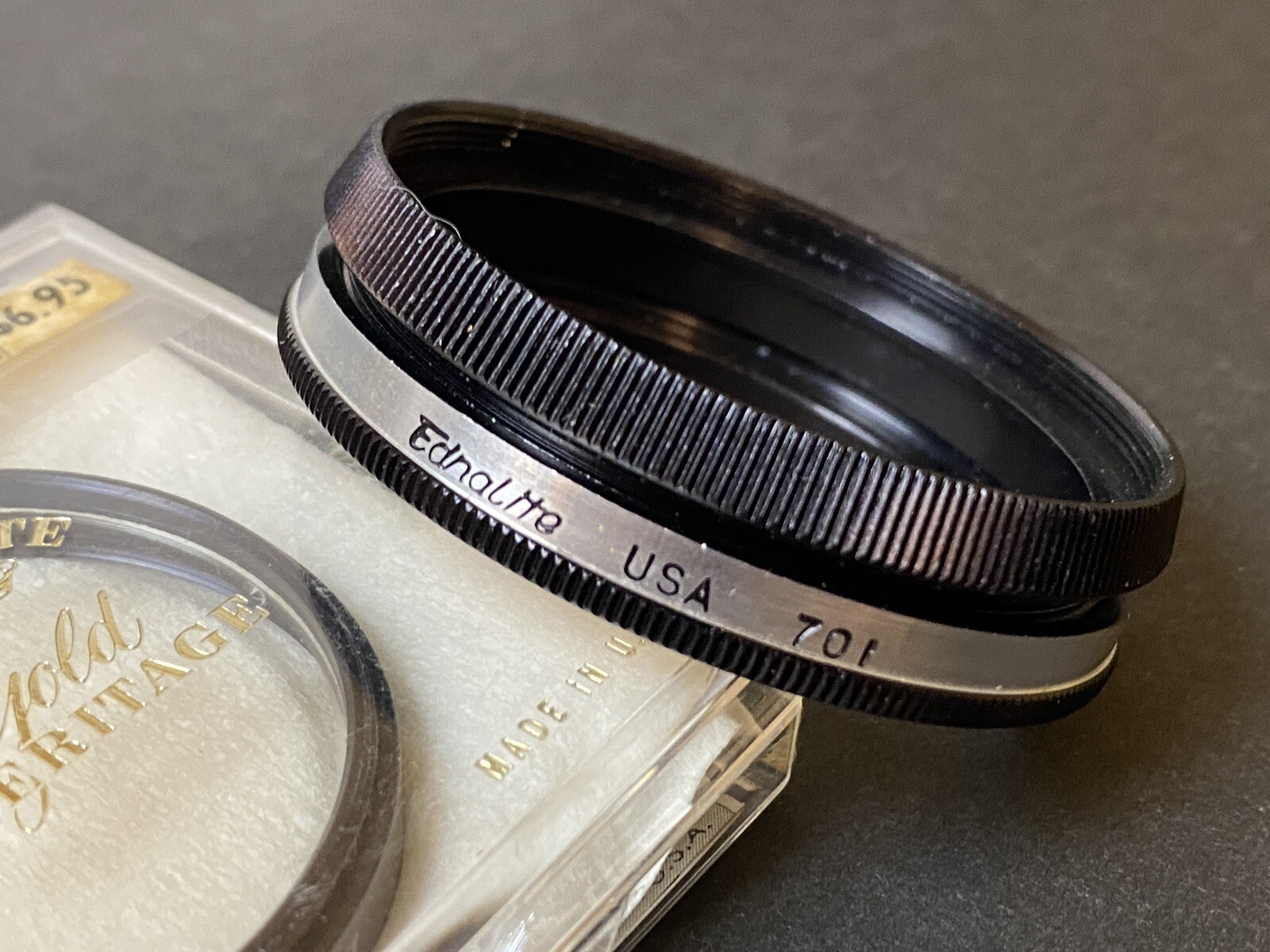 Vintage Camera Filter Lot EdnaLite Chrome Haze Kodak Series 5 Skylite Daylight