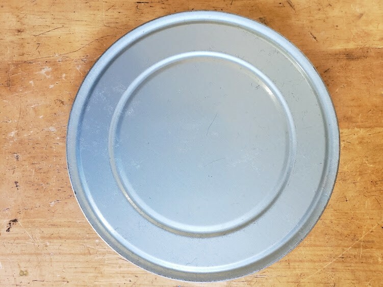 Vintage Empty metal 2 film reels and 3 cans