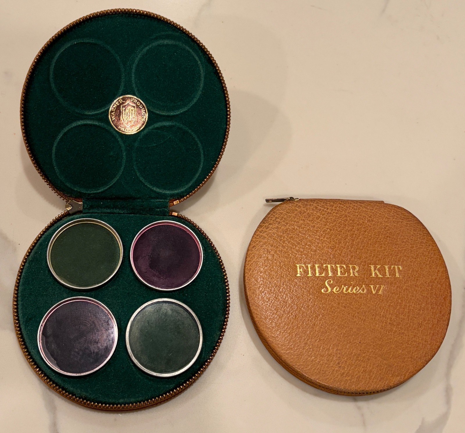2 Warner Products Hollywood, Kodak SERIES VI 4 pc Camera Color Lens Filter Kits