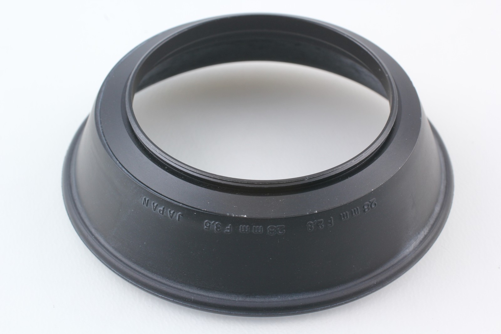 [Exc+5] Olympus OM 28mm F2.8 F3.5 lens Rubber hood shade From JAPAN