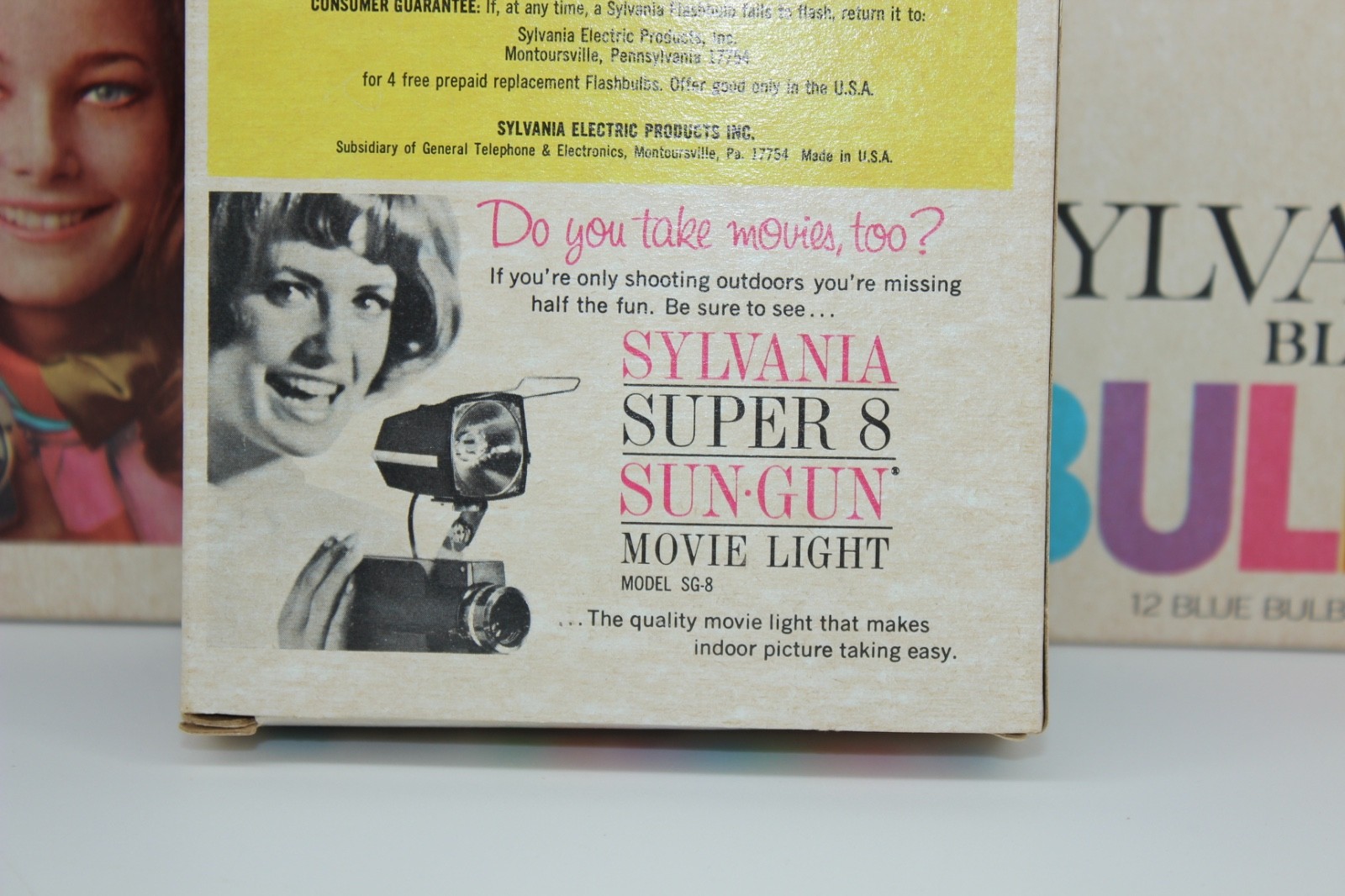 Sylvania Blue Dot Flashbulbs 25B 24 Bulbs Open Original Packaging Lot of 2 Boxes