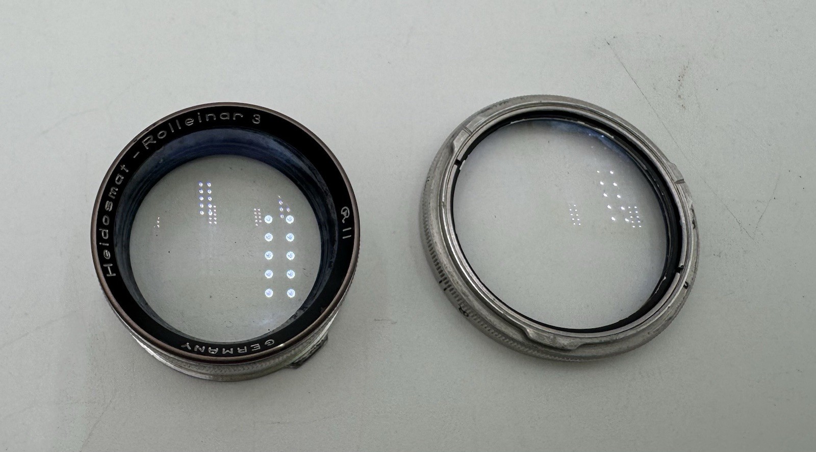 Rolleiflex Heidosmat- Rolleinar 3 Lens with Case B2 Mount