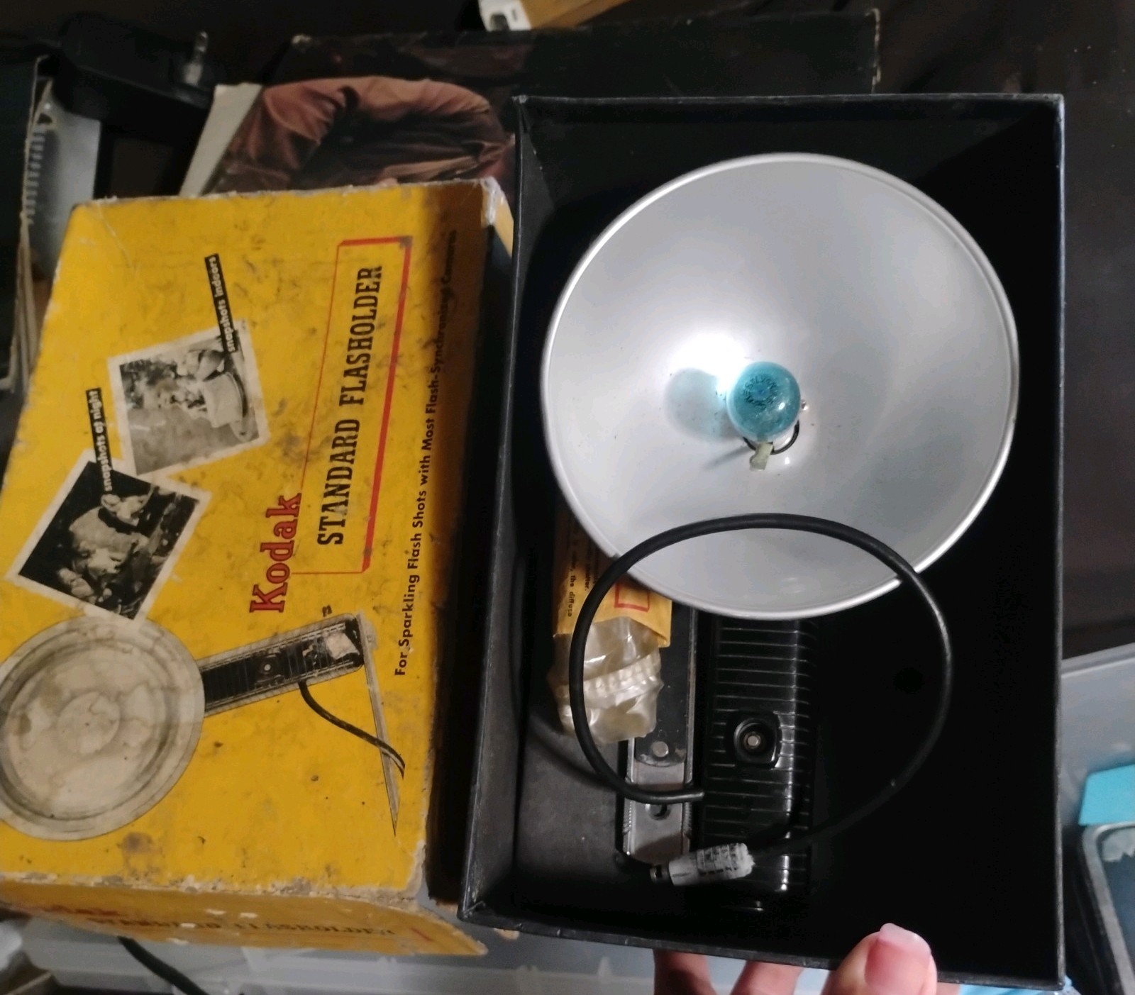 VINTAGE Kodak Standard Flasholder With Original Box Sell As Pictured #R37