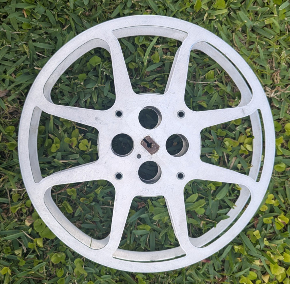 Vintage Metal Movie Reel 12” Diameter Lot of 3