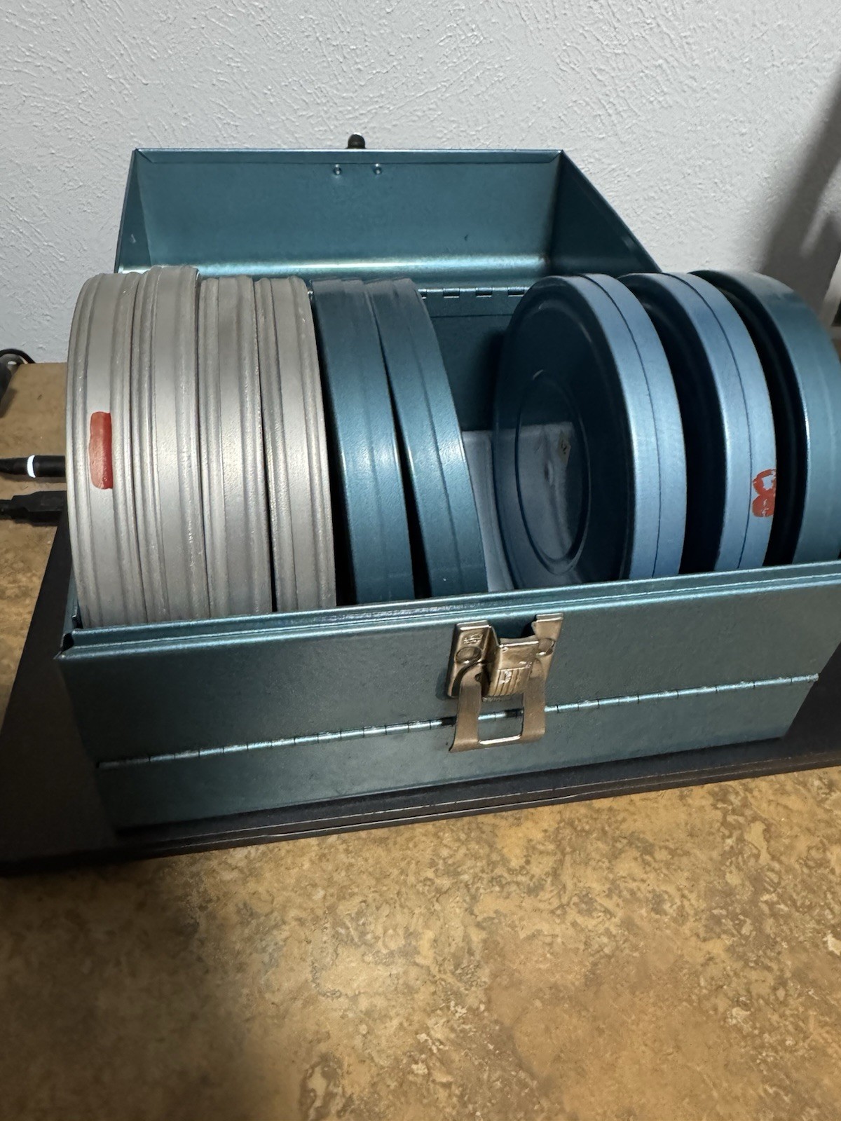 Vintage 8mm Home Movies Cases And Carry Case Metal