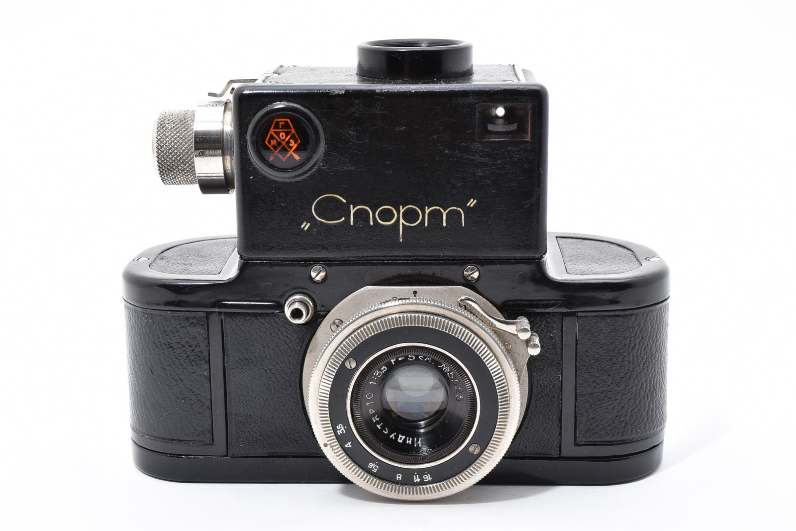 [Near MINT] Gomz Sport Cnopm Camera 3.5 5cm Lens + Leather Case From JAPAN