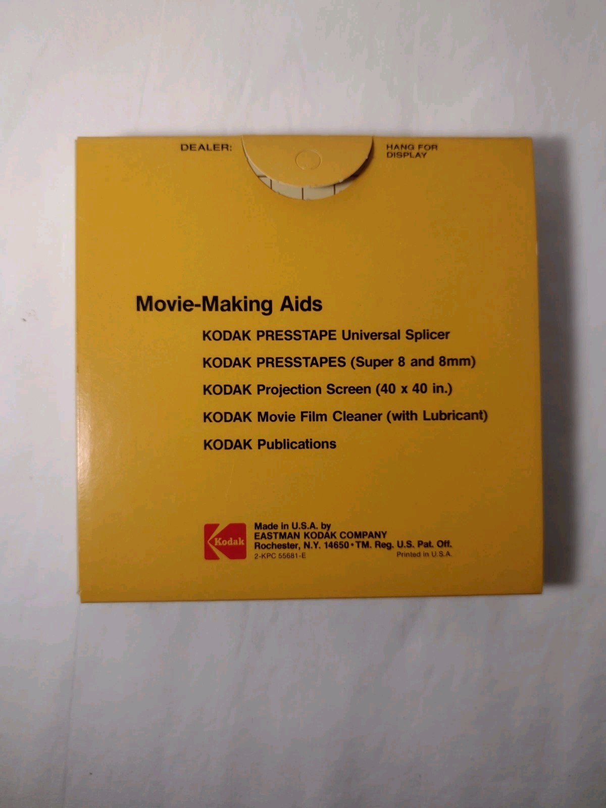 New Kodak 882 Movie Reel Super 8 and 8mm 200ft NOS Original Packaging