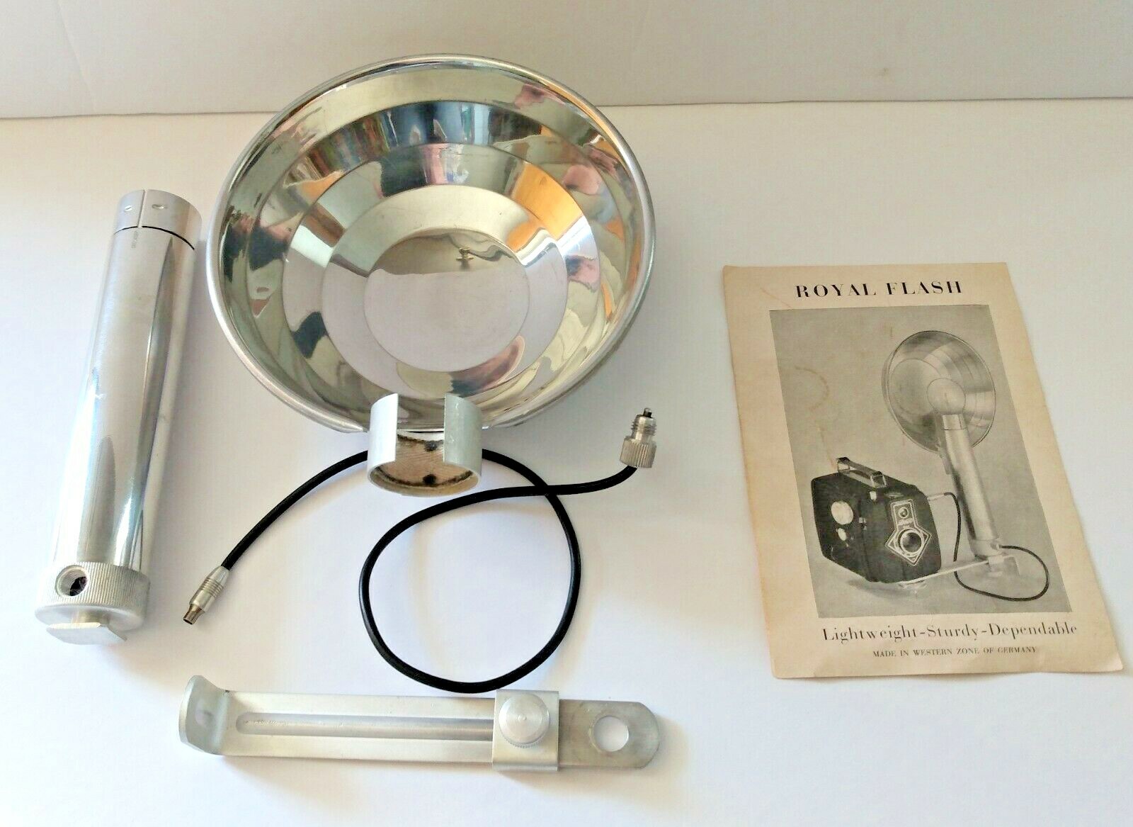 Vintage Royal Flash A. S. A. Shutter For Vin Camera w/ Instructions/ Flash Cover