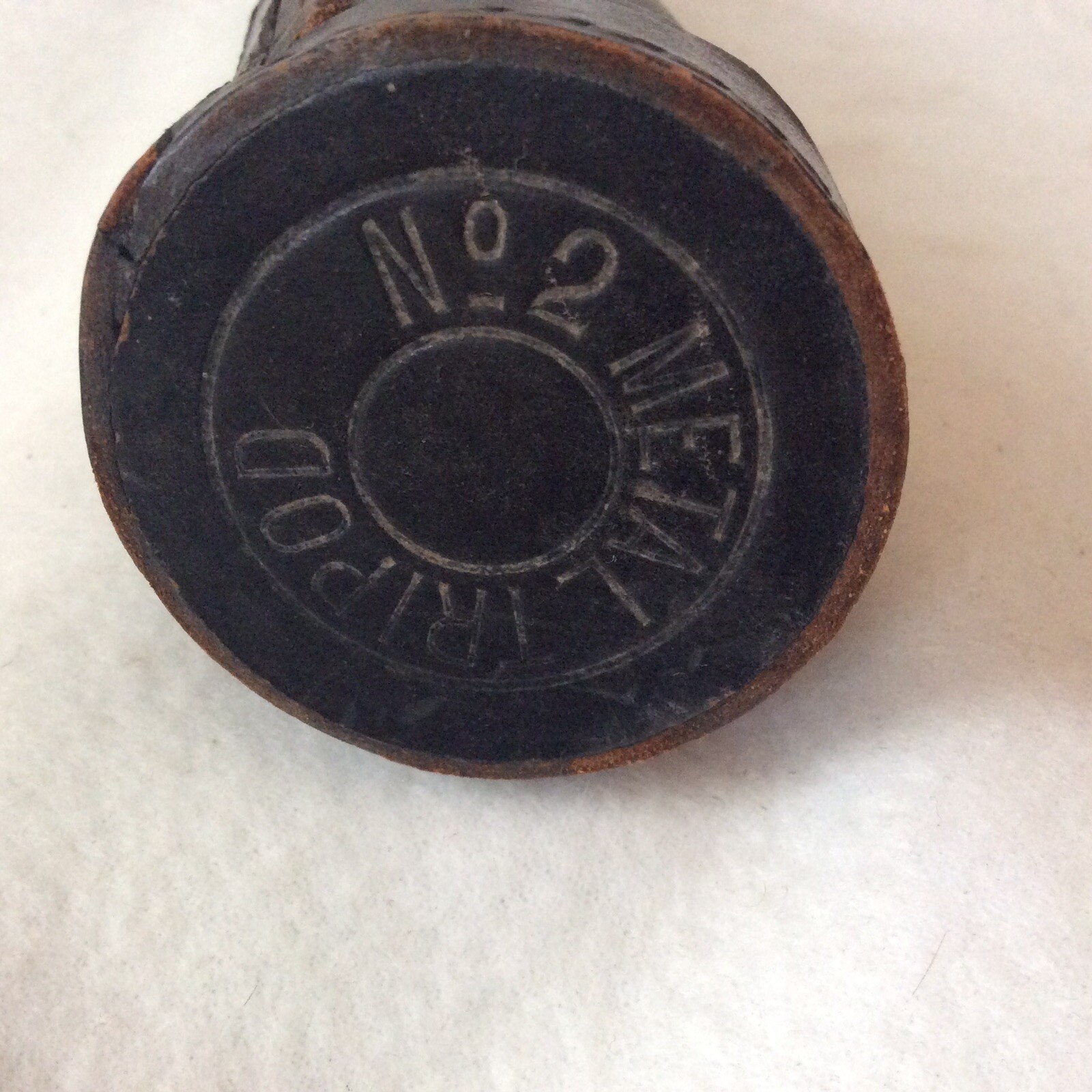 Antique Eastman Kodak Tripod with Leather Case Metal 2B Telescoping Compact