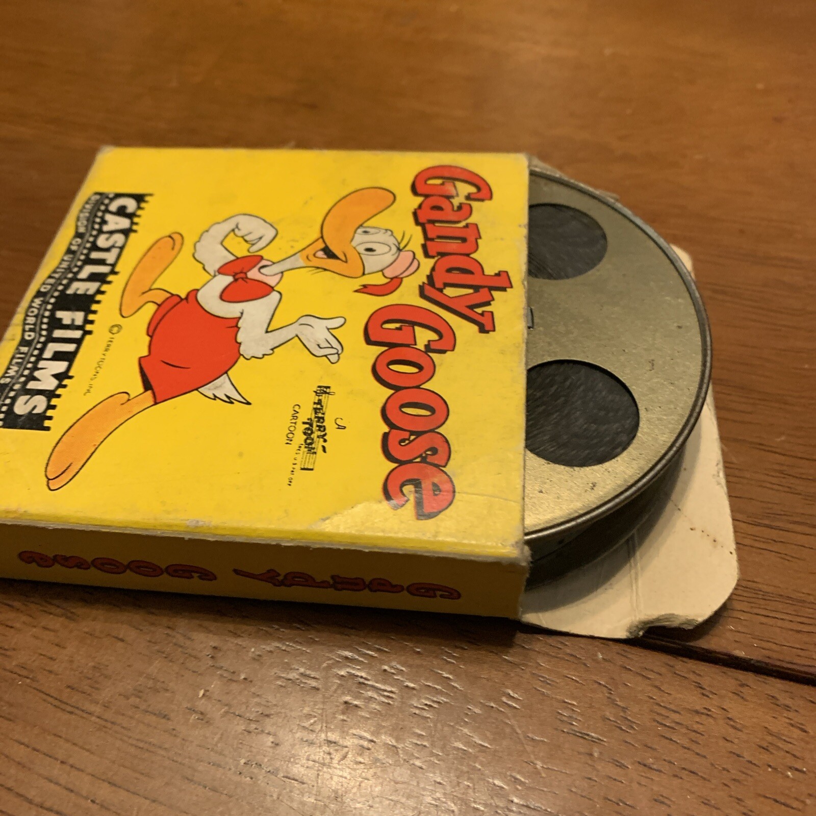 Vintage Gandy Goose Flies High Castle Films 16mm Reel #411