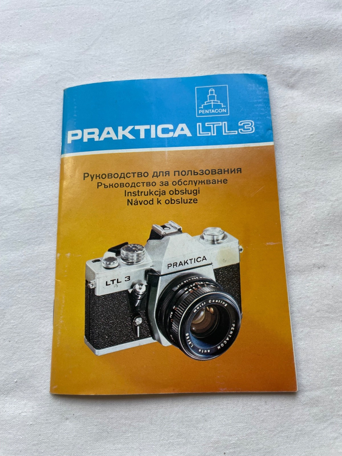 Praktica LTL original Manual in 4 languages – polish, chech, bolgarian, russian