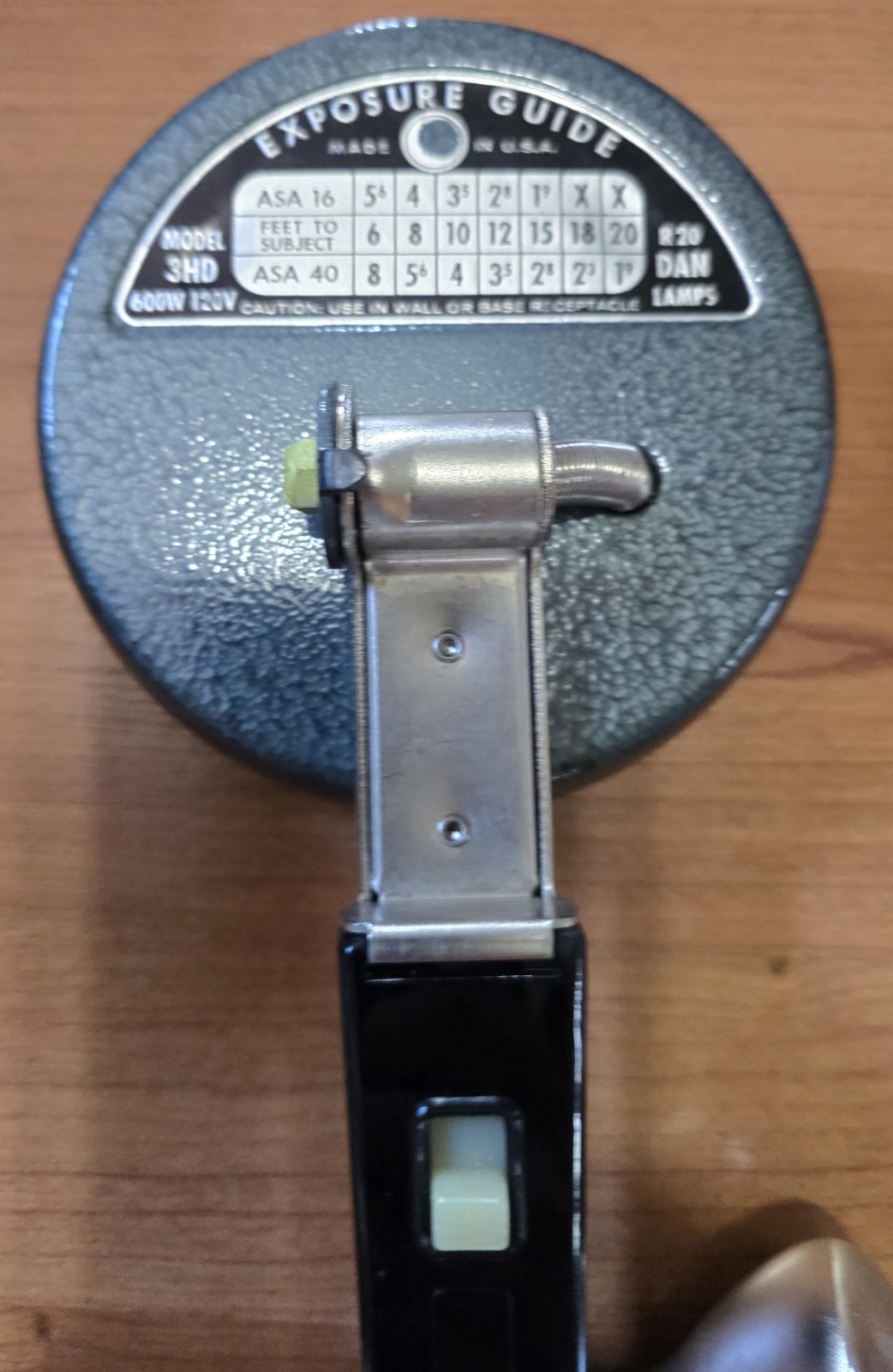 Vintage Acme-Lite Handy-Dandy 3HD Movie Camera Light USA Tested Box WDL Grip
