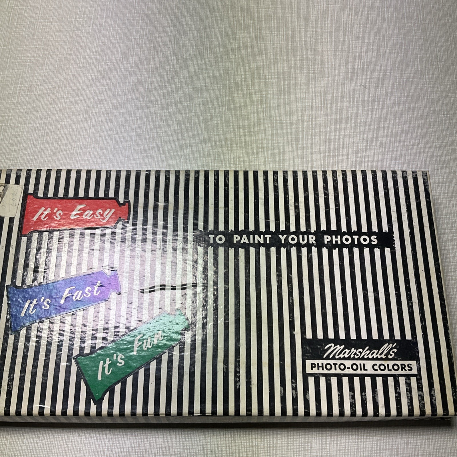 Vintage Marshall’s Photo Oil Colors Art Kit Hobby Prop – See Photos As IS