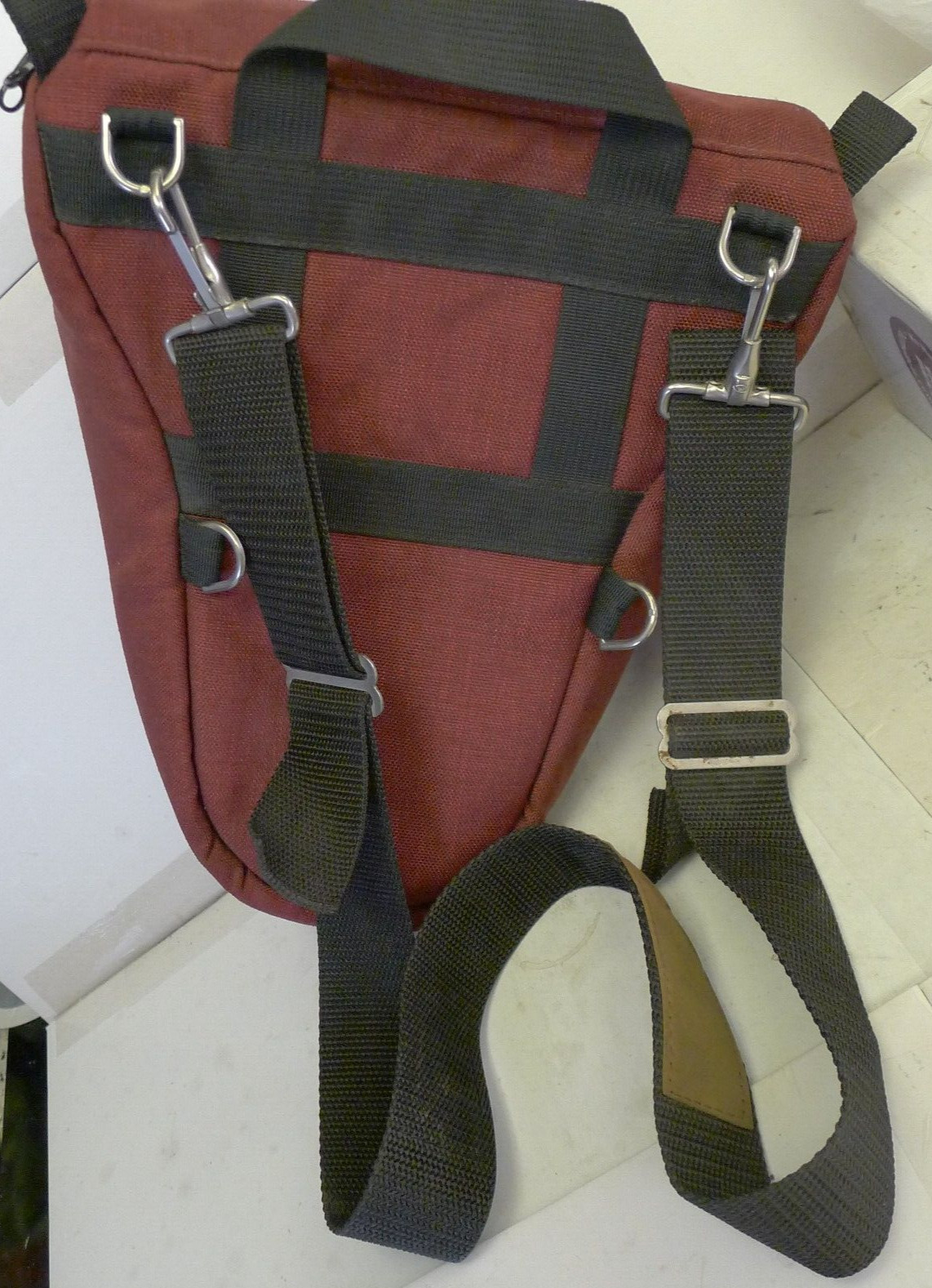 Tamrac Red Padded Zipper Holster Case for Camera with Lens +Adjustable Strap