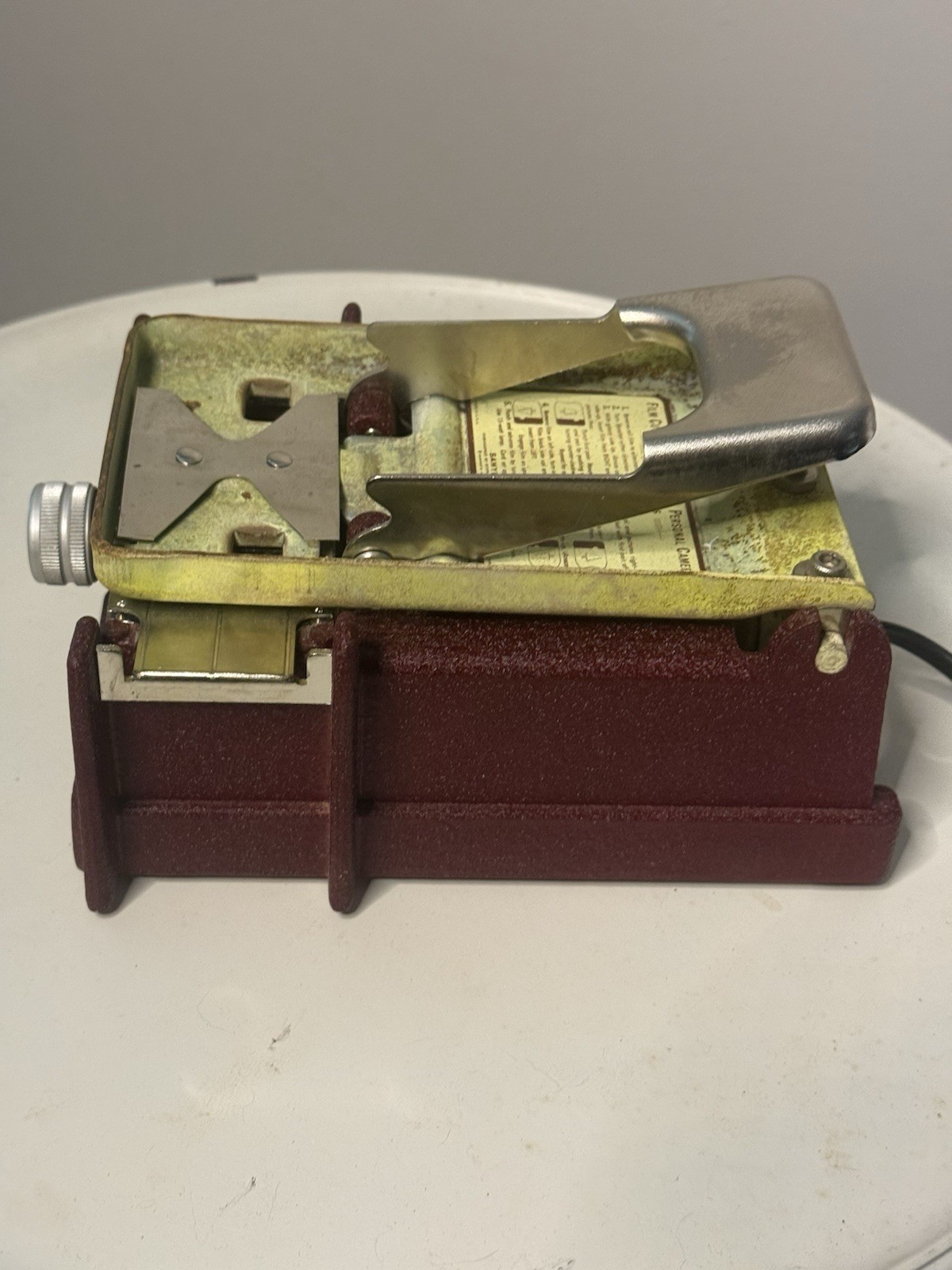 Vintage 1952 Sawyer’s View-Master Personal Film Cutter Model A Box Manual Works