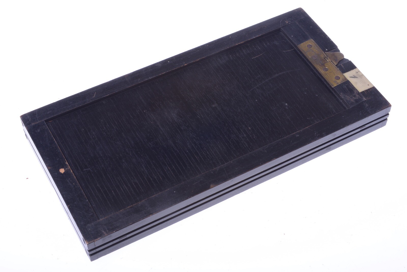 ✅ UNBRANDED ANTIQUE WOOD GLASS STEREO, PANORAMA PLATE HOLDER 9X18CM CAMERA