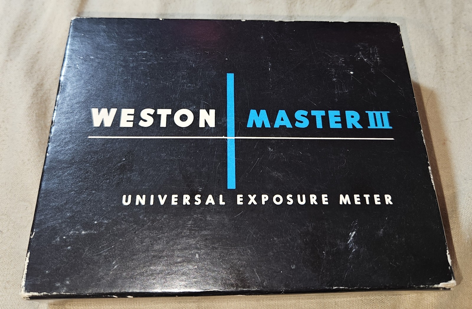 VINTAGE WESTON MASTER III AWESOME CONDITION NICE BOX WITH INSTRUCTIONS UNUSED