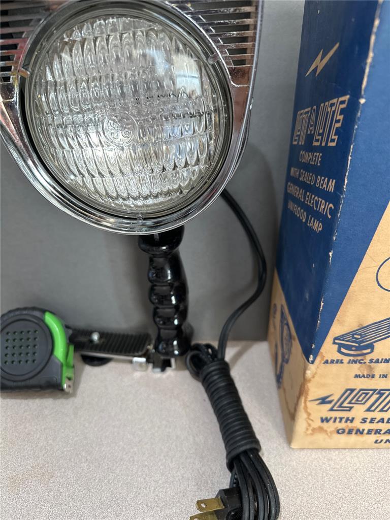 Lotta Lite Controlled Movie Lighting General Electric Uniflood Lamp NOS VINTAGE