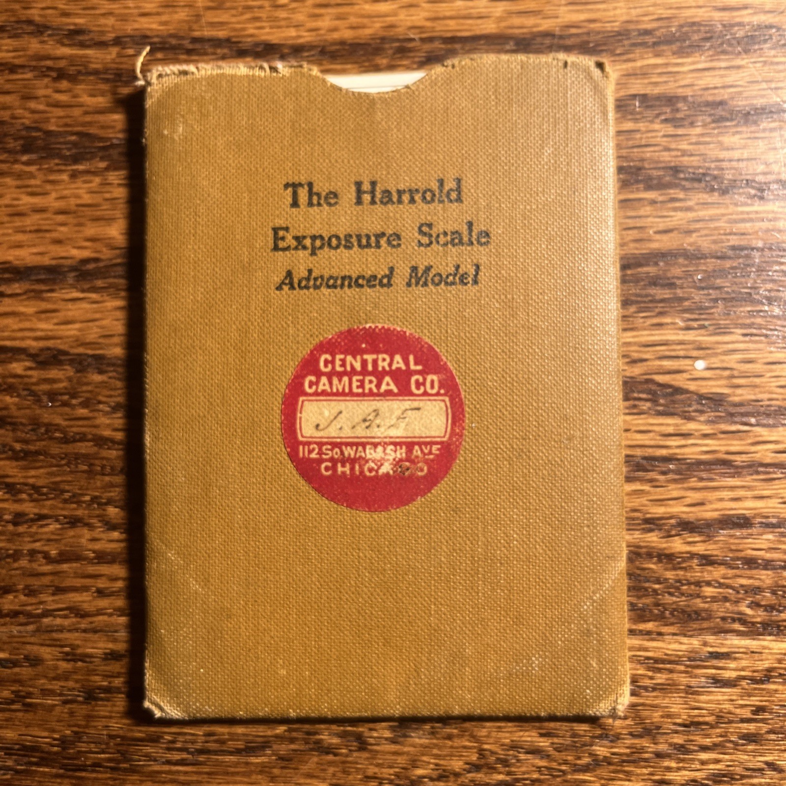 Vintage Harold Exposure Scale Plastic And Metal New Never Used 1940s KODAK