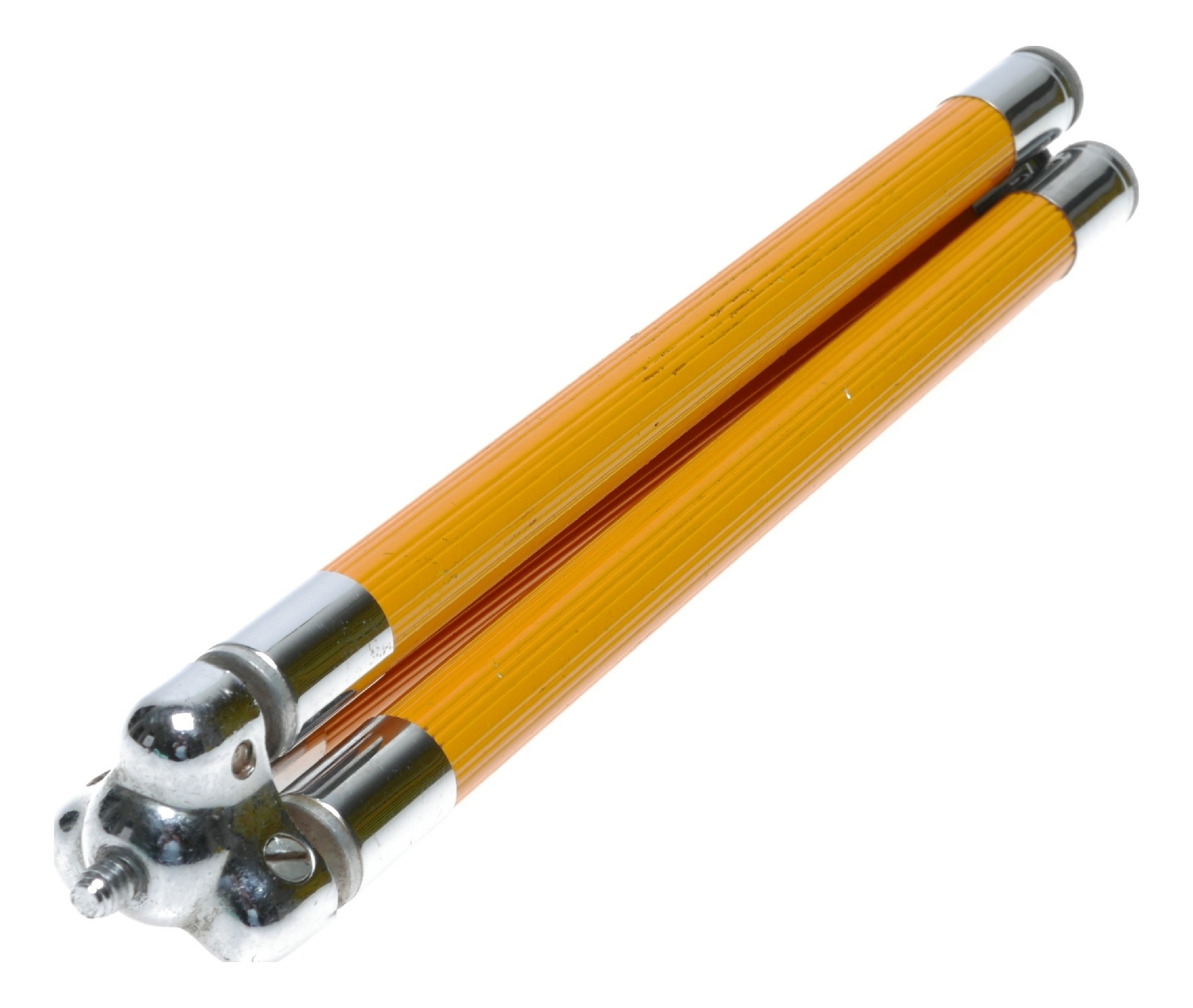 Universal Extendible Mini Table Tripod Chrome Yellow Retro Photography