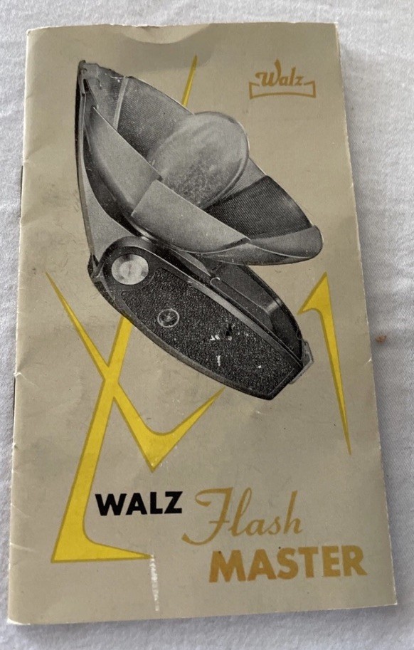 VINTAGE Walz Flash Master Camera Flash With Original Box Circa 1950’s
