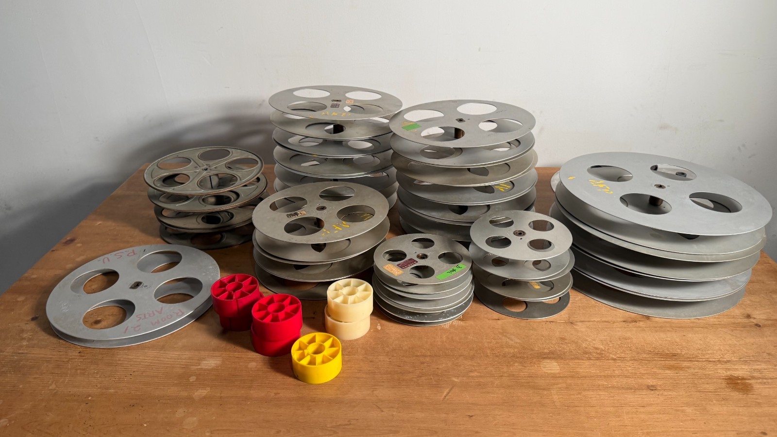 Goldberg Co 35mm Split Film Reel 2000ft for editing Movieola