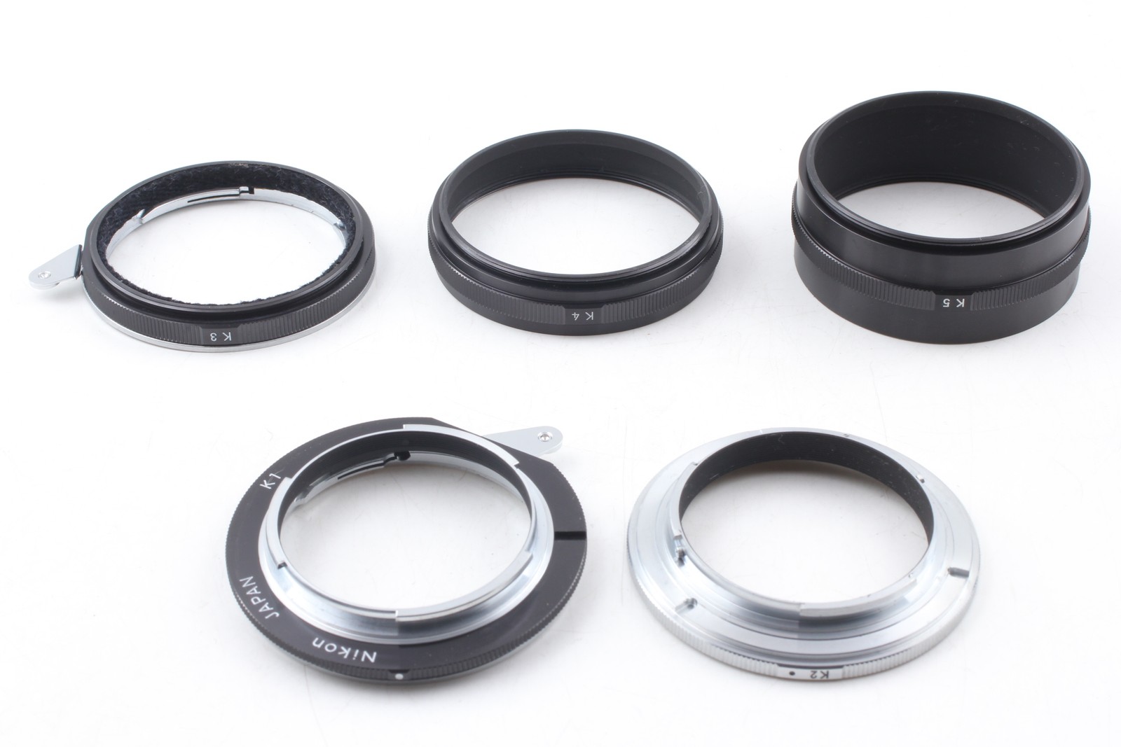 [Near MINT] Nikon Extension Ring K1 K2 K3 K4 K5 For F-mount in Case From JAPAN