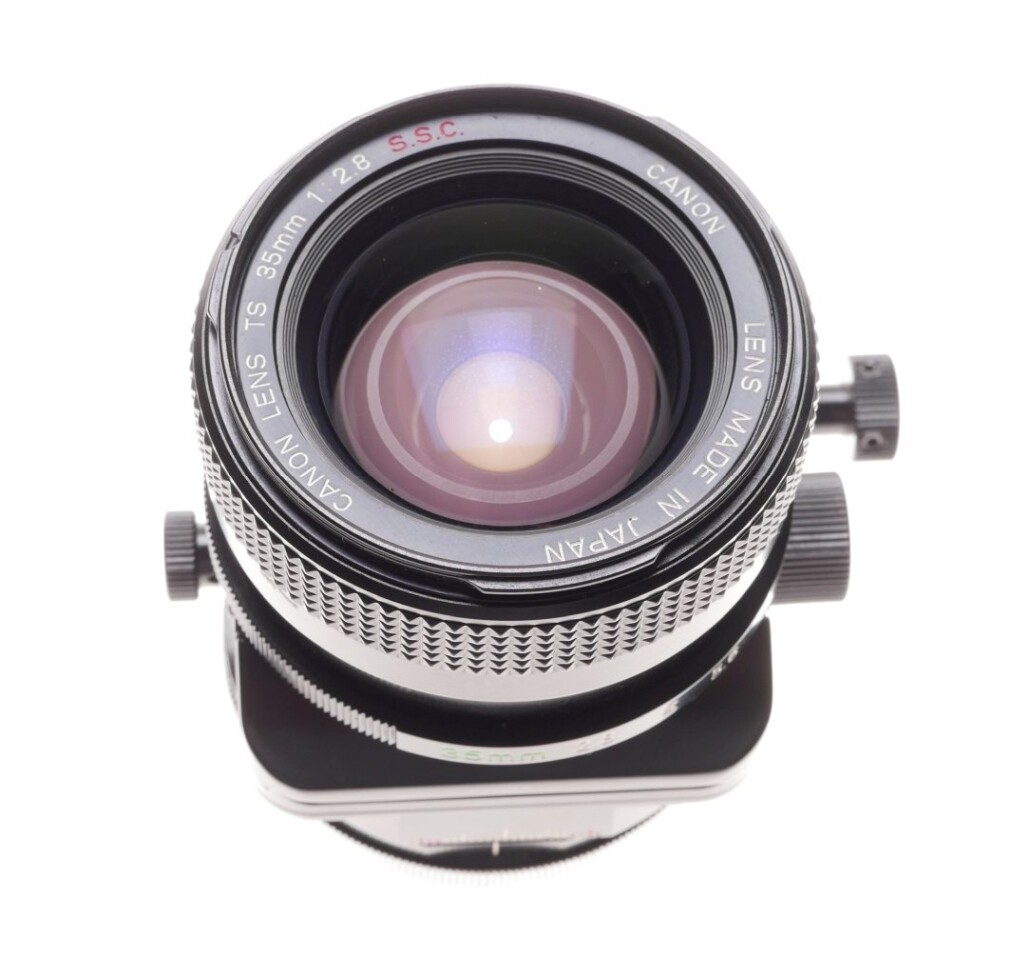 Canon ts tilt shift 35mm 1:2.8 s.s.c. Slr camera lens caps tripod mount keeper