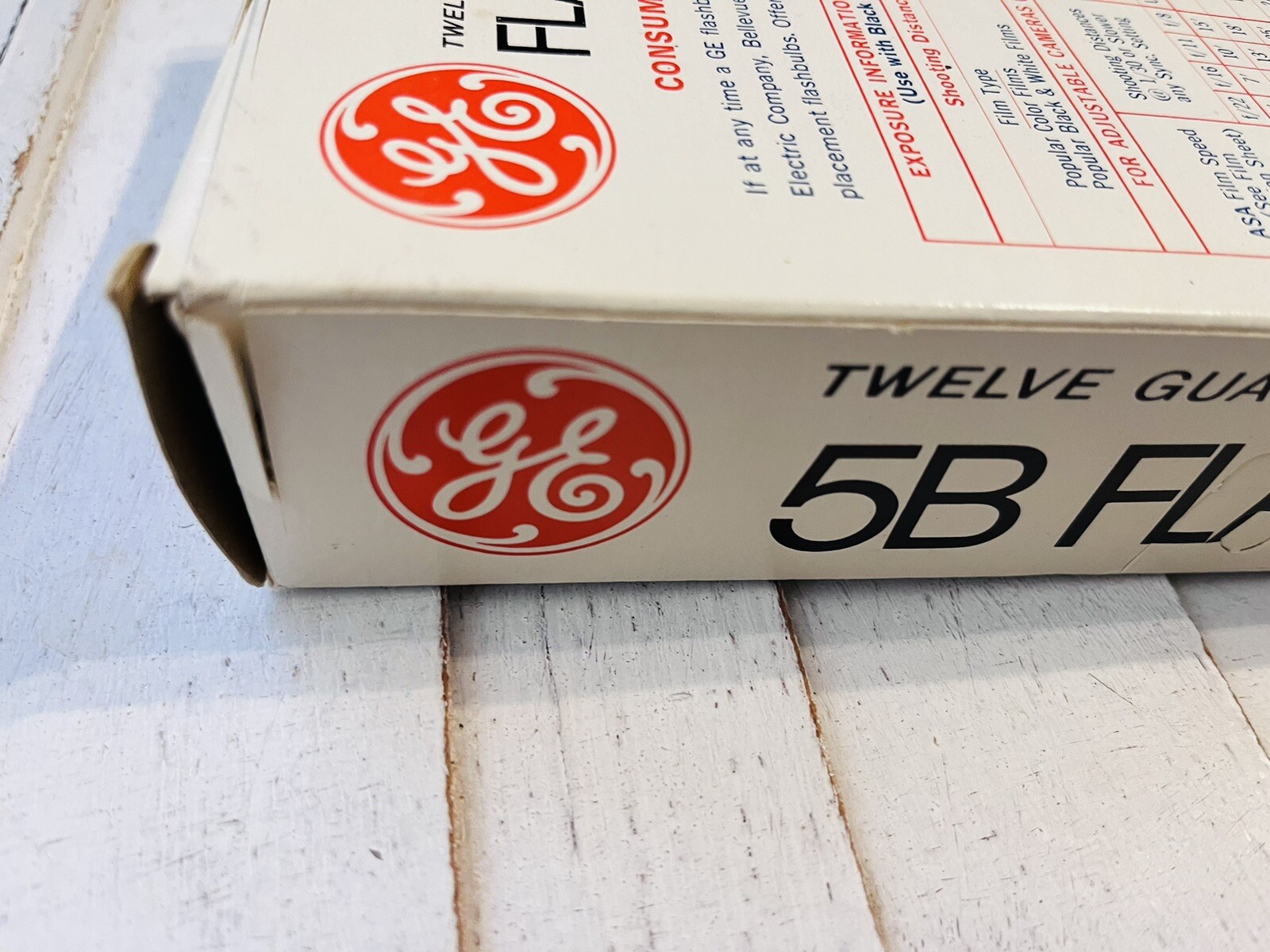 Vintage GE General Electric 5B Flashbulbs 8 New Bulbs