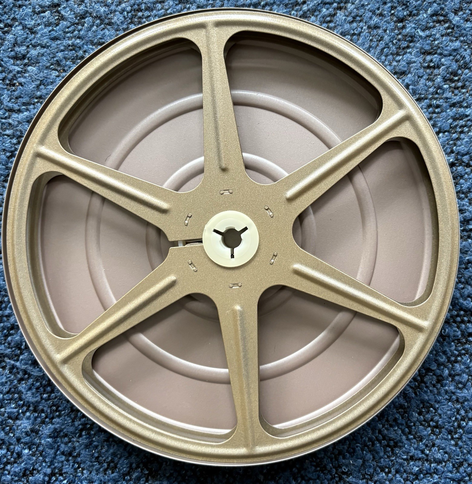 Scherer Dual 8 mm 400 ft. Film Reel and Can Set LN/EX vtg Movie Projector Parts