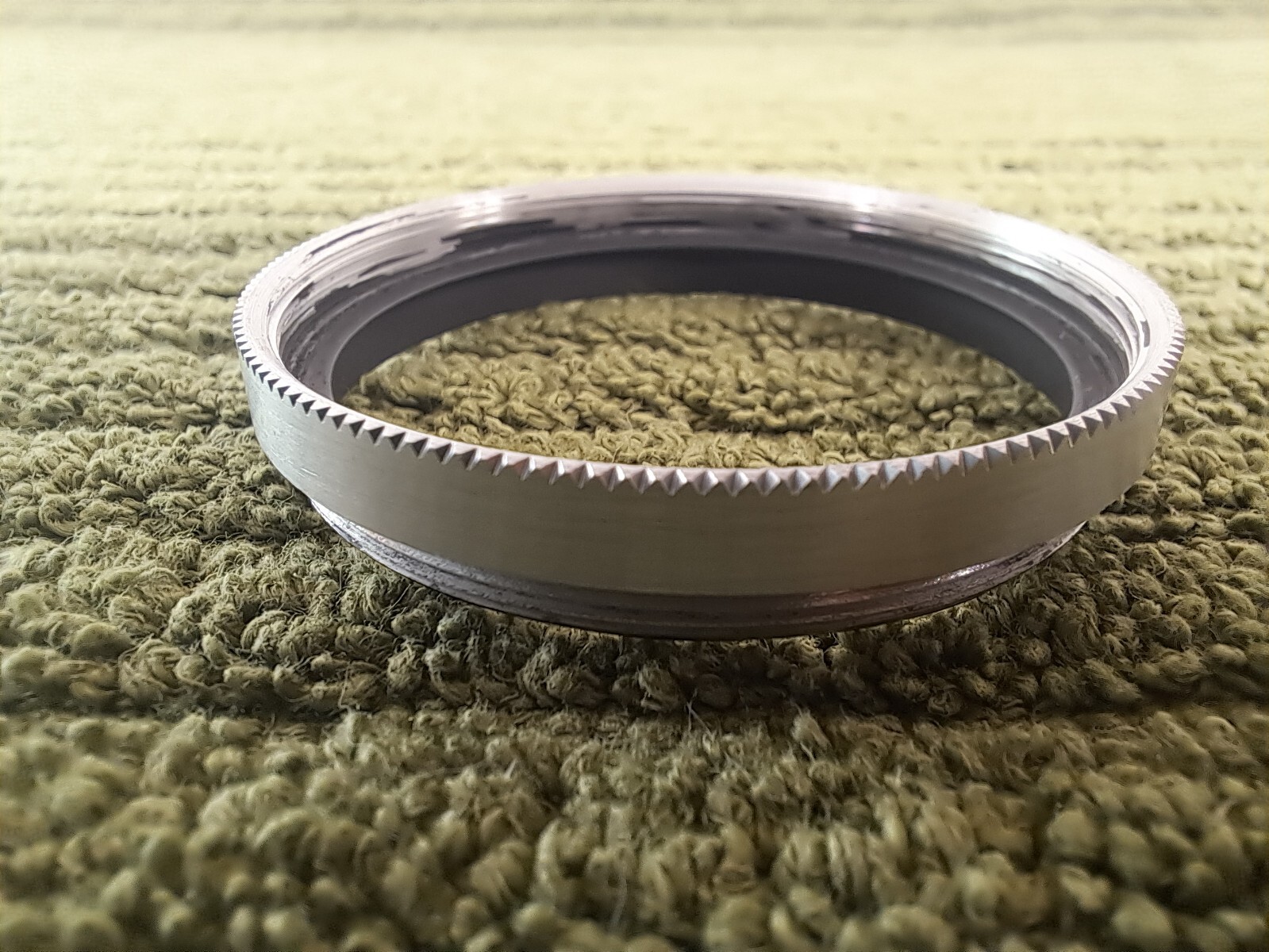 Vintage Silver Metal Lens Filter Retaining Ring – Series 6 VI
