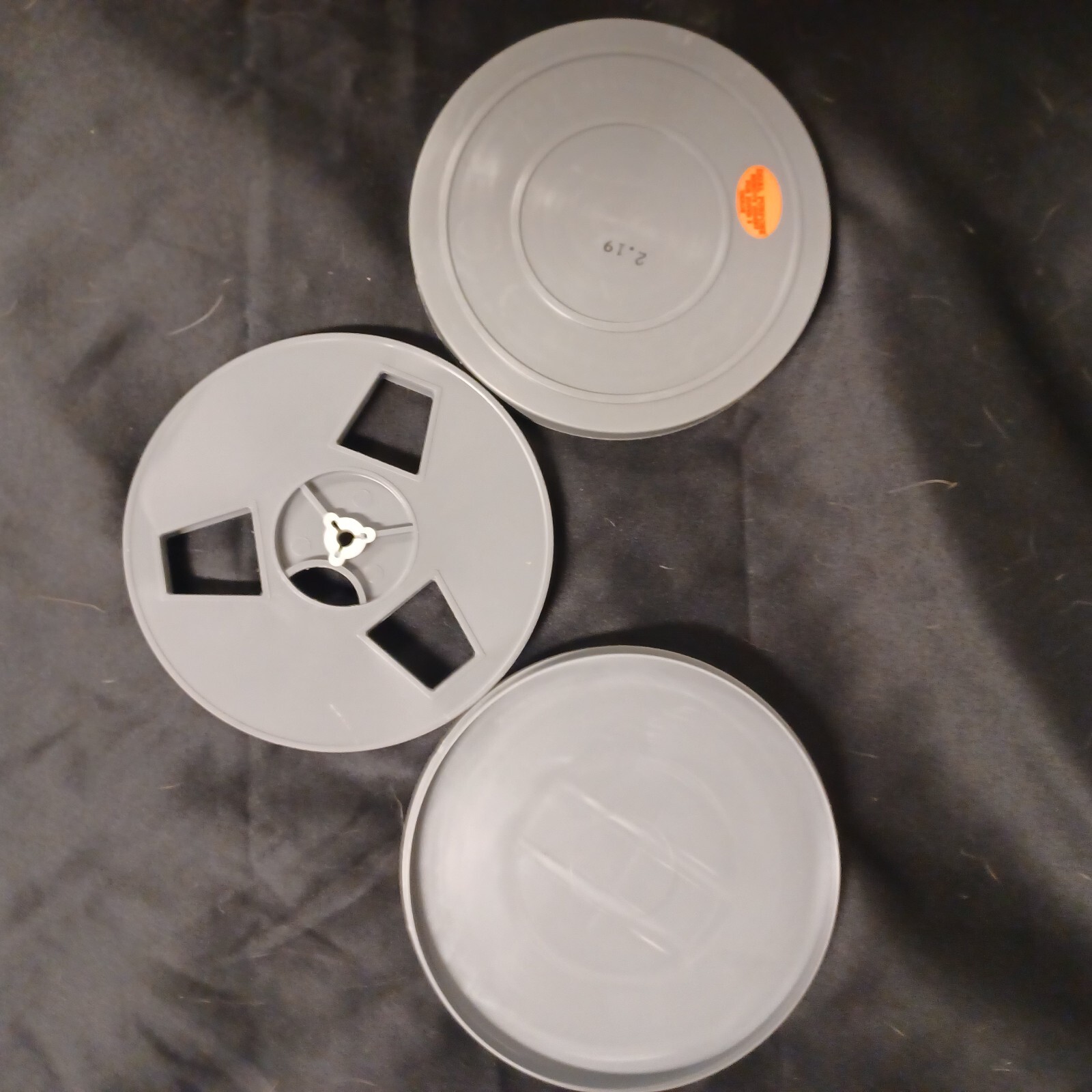 8mm Home Movie Reels (10) 400ft Dual Purpose S8/R8 Cans & Carry Case NOS