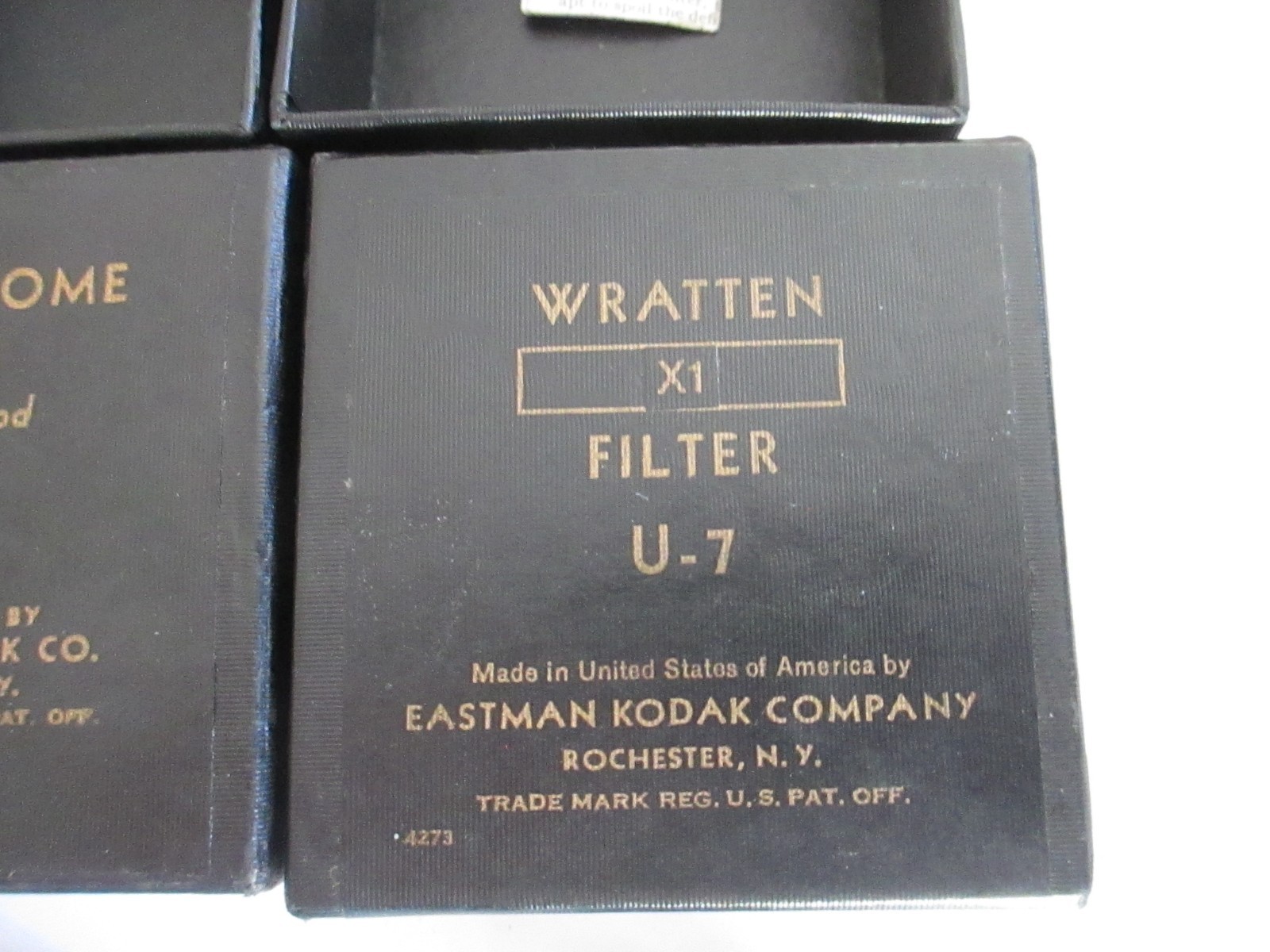 Lot of 4 Wratten and Kodachrome U-7 Filters K1 / X1 / A C59