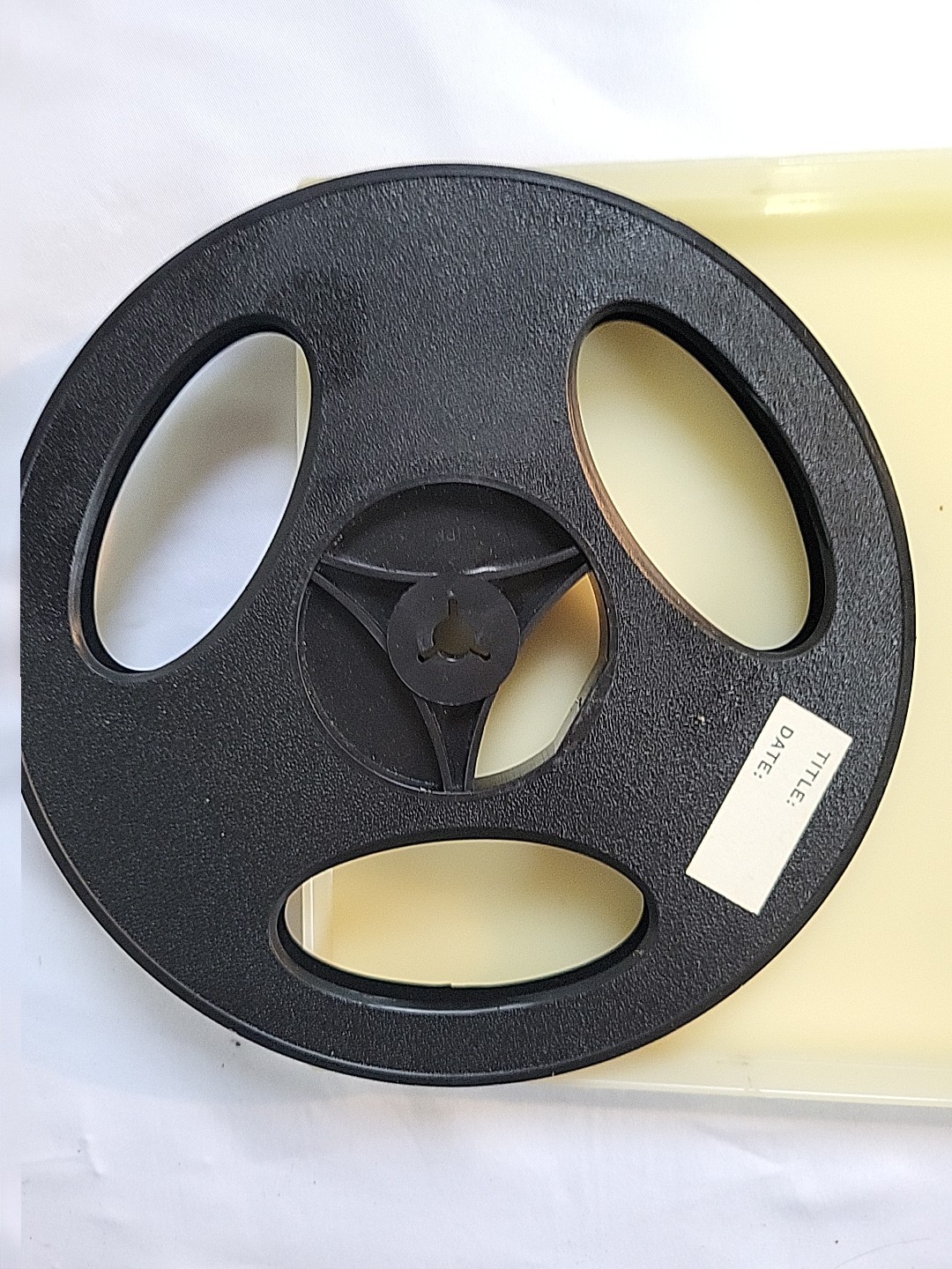 vintage Baia Dual 8 film reel Plastic Reel 400 Ft With Case