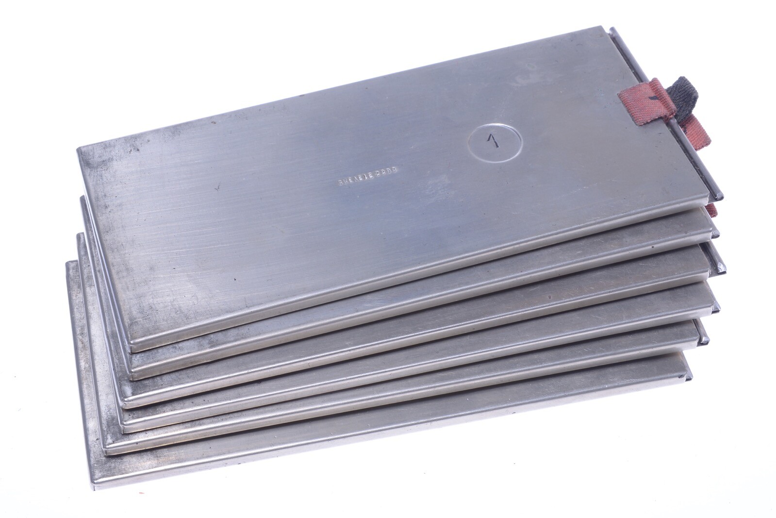 ✅ 6 GAUMONT ELCE 6X13CM ANTIQUE GLASS PLATE HOLDERS FOR STEREO PANORAMA CAMERA