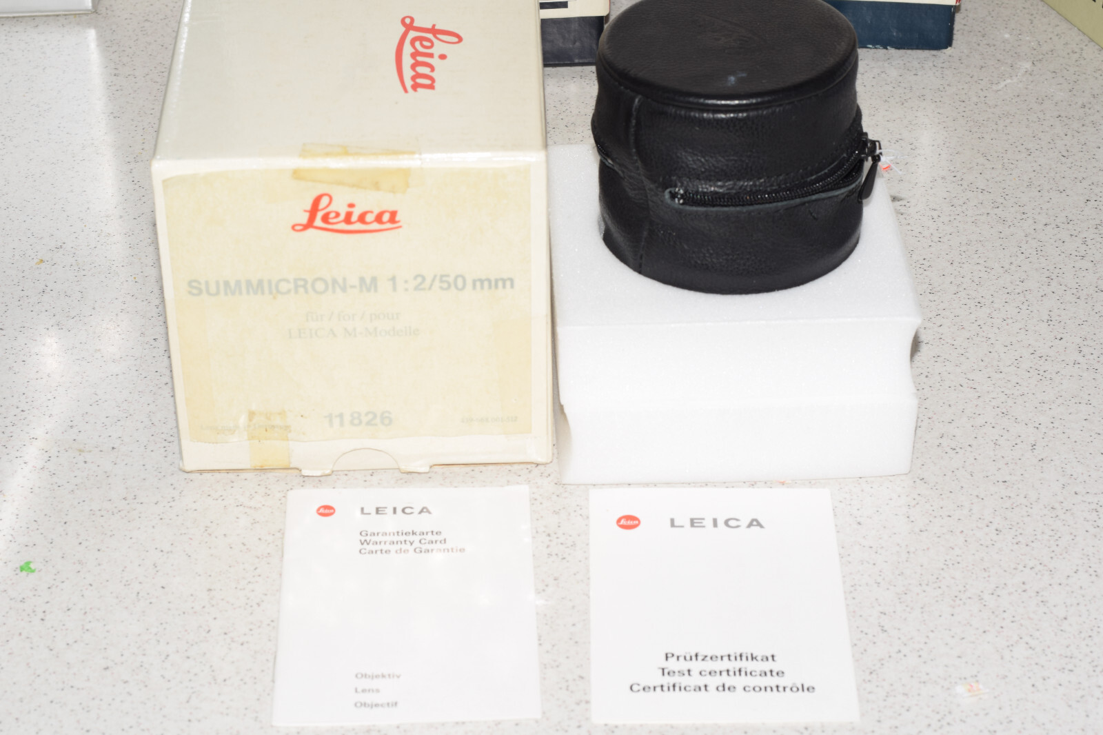 Orginal Box Leica For Lens Leitz PC Super Angulon R 2.8/28mm 11812