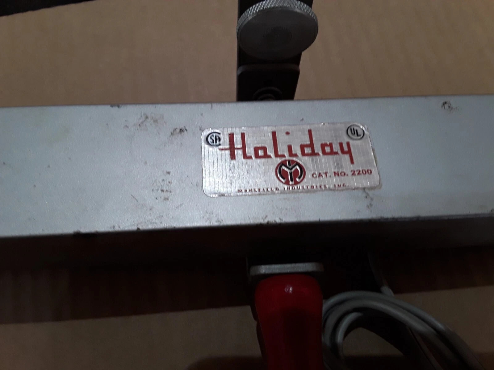 Movie Light Handheld Vintage Holiday Model 2200 Dual Bulb Lighting System