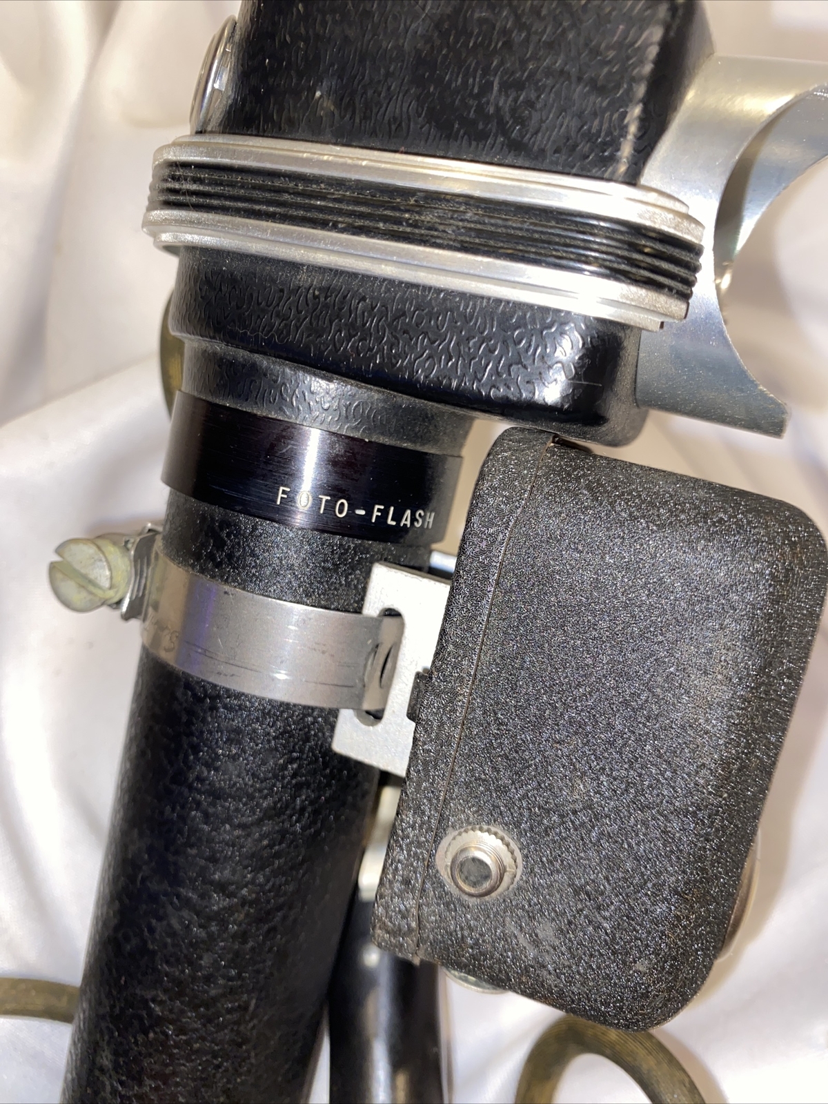 Vtg Foto Flash Co. Model 1 w/ Medical Flash Ring light + Reflector Flash *TESTED
