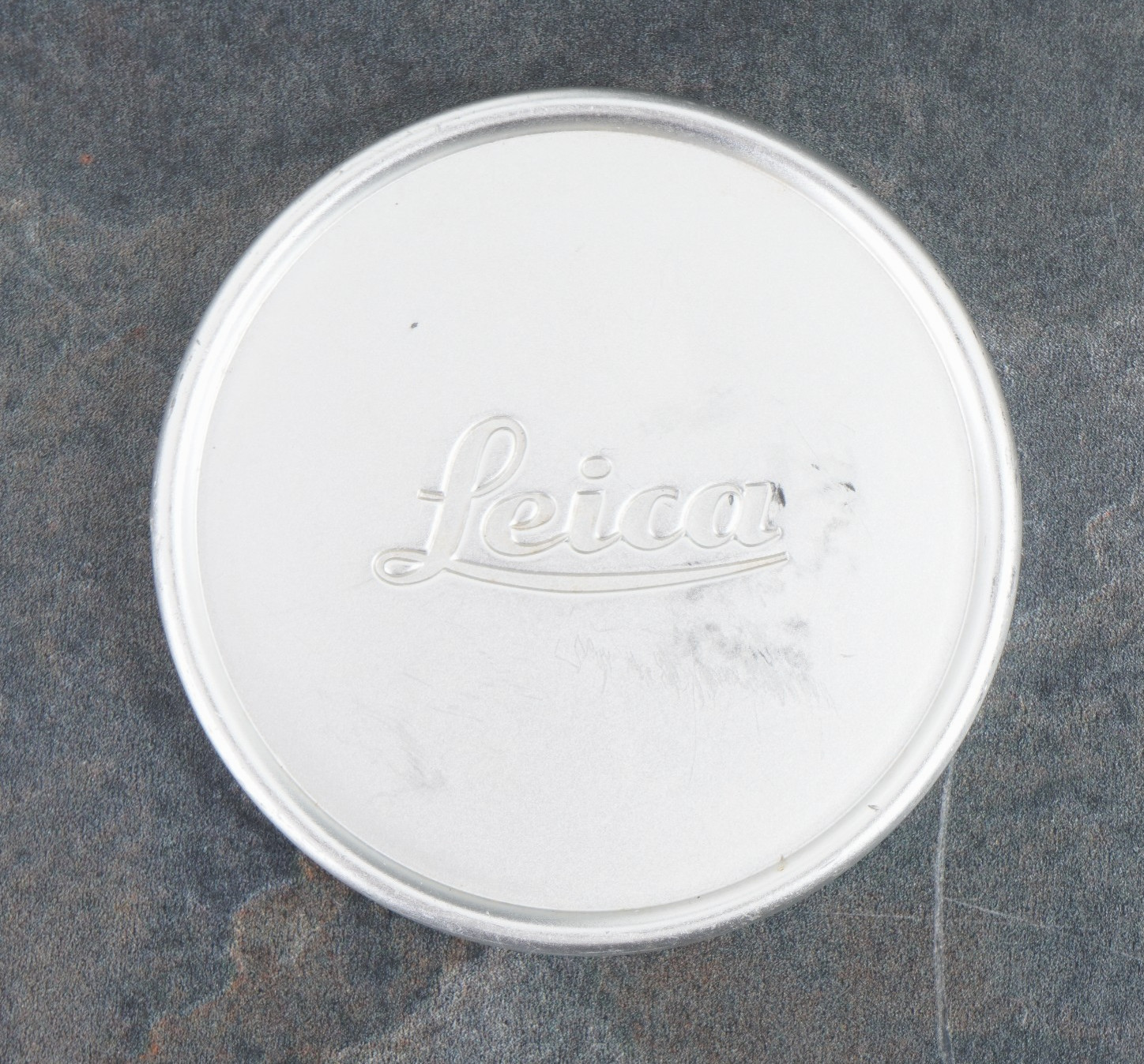 -GENUINE LEICA A56 (56MM) METAL FRONT LENS CAP FOR ELMAR 3.5 / 65 ET AL.
