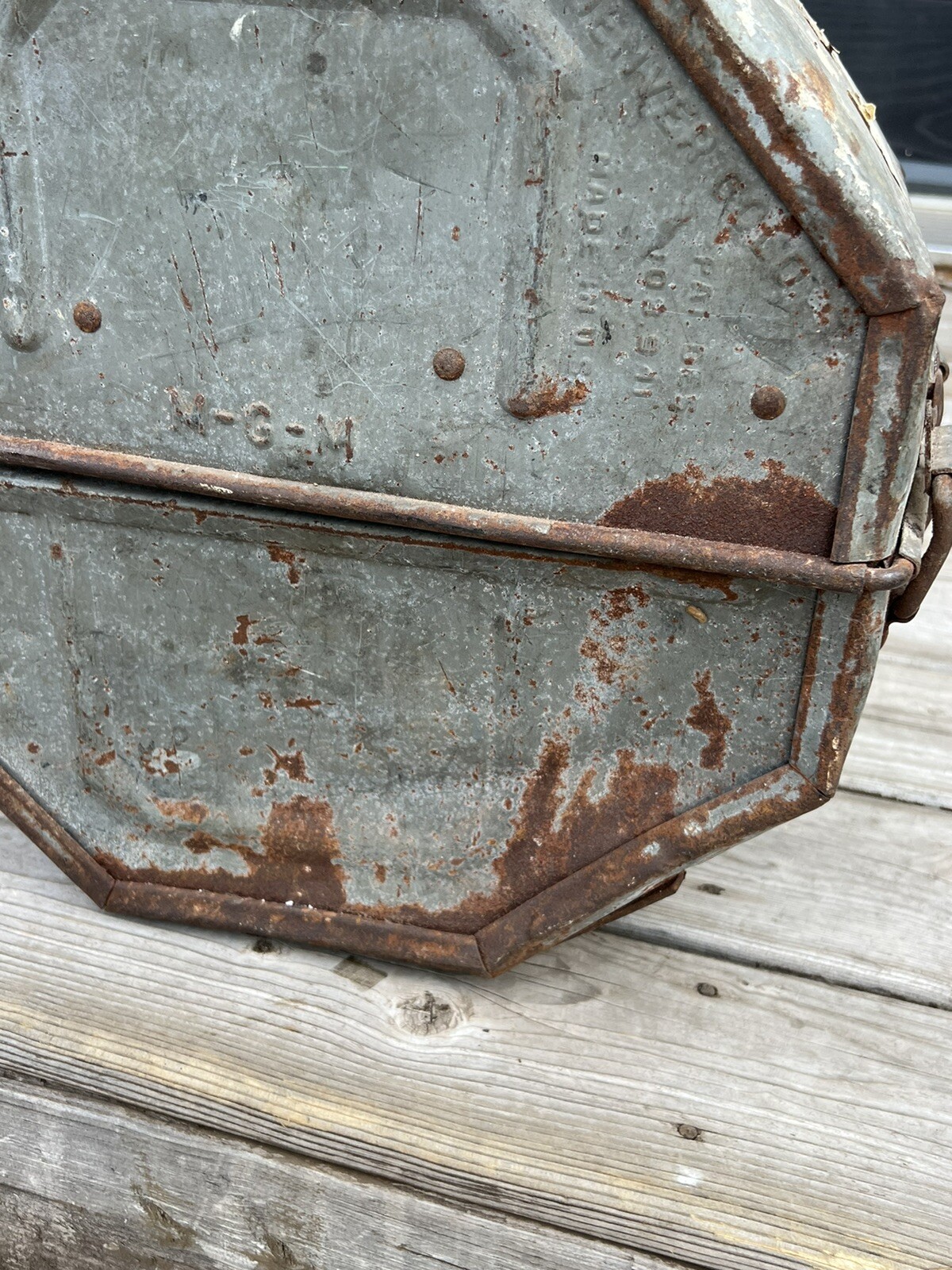 Goldberg Bros MGM Film Canister Reels Carrying Case Vintage 35mm 15″ Decor
