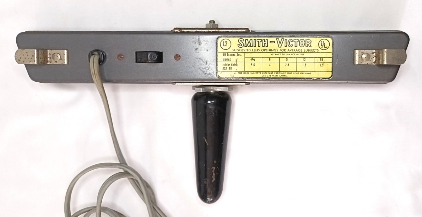 Vintage Lights Smith – Victor Hand Help Photographers Double Light